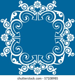 decoración vectorial abstracta, elementos de diseño floral
