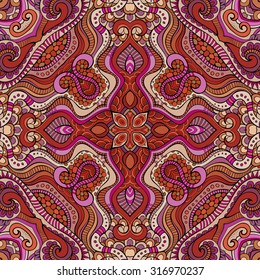 Abstract vector decorative ethnic colorful seamless pattern