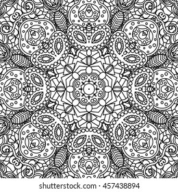 Abstract vector decorative ethnic mandala.