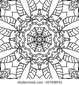 Abstract vector decorative ethnic mandala.