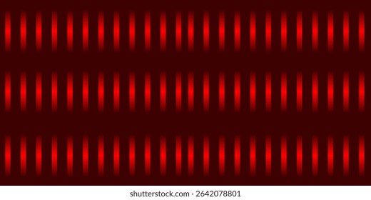 Abstract vector decorative gift bow in gradient shiny colors on black background