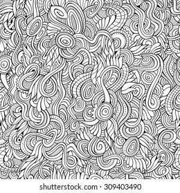 Abstract vector decorative nature ornamental seamless pattern 