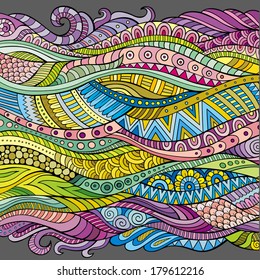 Abstract vector decorative waves background