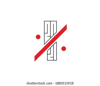 Resumen de diseño vectorial del signo del año nuevo 2021 con porcentaje .
