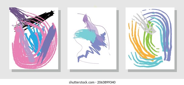 abstract vector design background, banner, doodle template