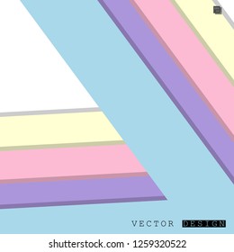 Abstract vector design with a background of colorful line patterns , vector design