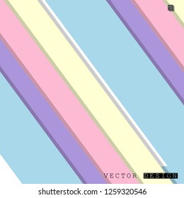 Abstract vector design with a background of colorful line patterns , vector design