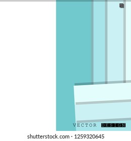 Abstract vector design with a background of colorful line patterns , vector design