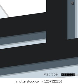 Abstract vector design with a background of colorful line patterns , vector design