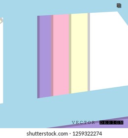 Abstract vector design with a background of colorful line patterns , vector design