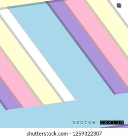 Abstract vector design with a background of colorful line patterns , vector design
