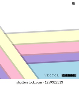 Abstract vector design with a background of colorful line patterns , vector design