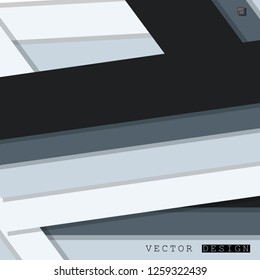 Abstract vector design with a background of colorful line patterns , vector design