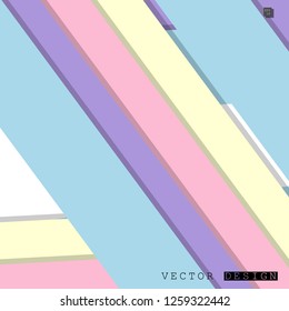 Abstract vector design with a background of colorful line patterns , vector design