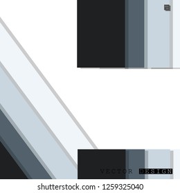 Abstract vector design with a background of colorful line patterns , vector design