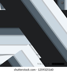 Abstract vector design with a background of colorful line patterns , vector design