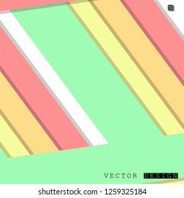 Abstract vector design with a background of colorful line patterns , vector design