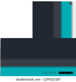 Abstract vector design with a background of colorful line patterns , vector design