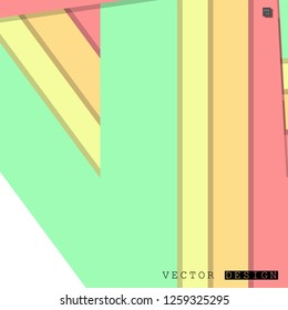 Abstract vector design with a background of colorful line patterns , vector design