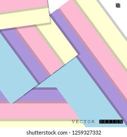Abstract vector design with a background of colorful line patterns , vector design