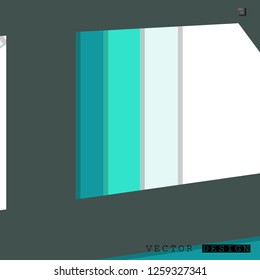 Abstract vector design with a background of colorful line patterns , vector design