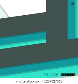 Abstract vector design with a background of colorful line patterns , vector design