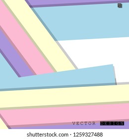 Abstract vector design with a background of colorful line patterns , vector design