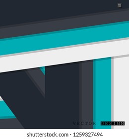 Abstract vector design with a background of colorful line patterns , vector design