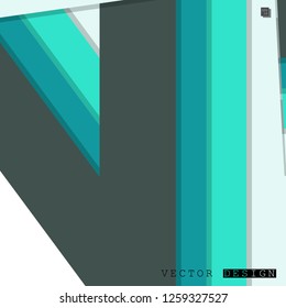 Abstract vector design with a background of colorful line patterns , vector design