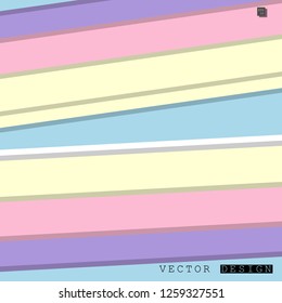 Abstract vector design with a background of colorful line patterns , vector design