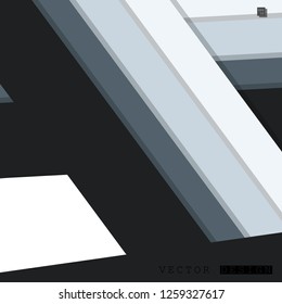 Abstract vector design with a background of colorful line patterns , vector design