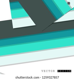Abstract vector design with a background of colorful line patterns , vector design