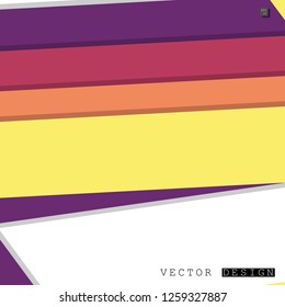 Abstract vector design with a background of colorful line patterns , vector design