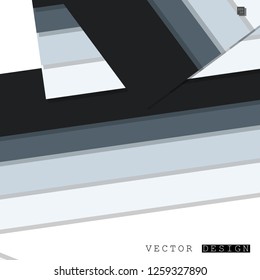 Abstract vector design with a background of colorful line patterns , vector design