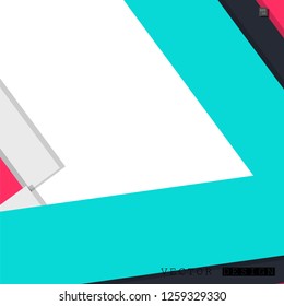 Abstract vector design with a background of colorful line patterns , vector design
