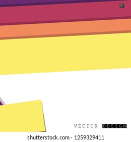 Abstract vector design with a background of colorful line patterns , vector design