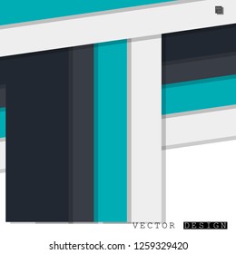 Abstract vector design with a background of colorful line patterns , vector design
