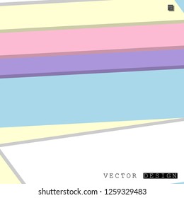 Abstract vector design with a background of colorful line patterns , vector design