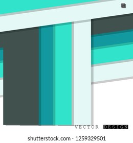 Abstract vector design with a background of colorful line patterns , vector design