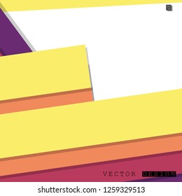 Abstract vector design with a background of colorful line patterns , vector design