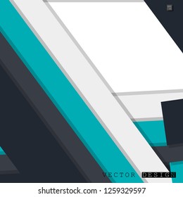 Abstract vector design with a background of colorful line patterns , vector design