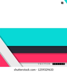Abstract vector design with a background of colorful line patterns , vector design