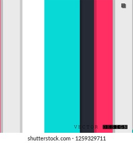 Abstract vector design with a background of colorful line patterns , vector design