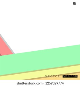 Abstract vector design with a background of colorful line patterns , vector design