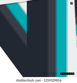 Abstract vector design with a background of colorful line patterns , vector design