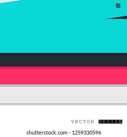Abstract vector design with a background of colorful line patterns , vector design