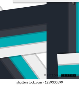 Abstract vector design with a background of colorful line patterns , vector design