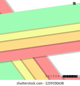 Abstract vector design with a background of colorful line patterns , vector design