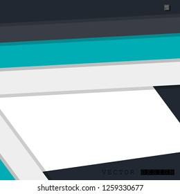 Abstract vector design with a background of colorful line patterns , vector design