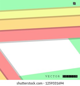 Abstract vector design with a background of colorful line patterns , vector design